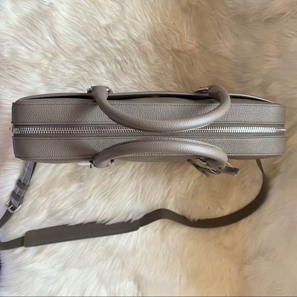 New! SANDRO Paris Pebbled Laptop Briefcase Bag - Picture 9 of 14